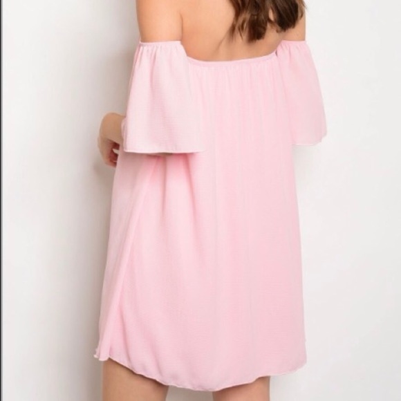 ๐7XHP๐ Pink off the shoulder dress - Picture 4 of 4